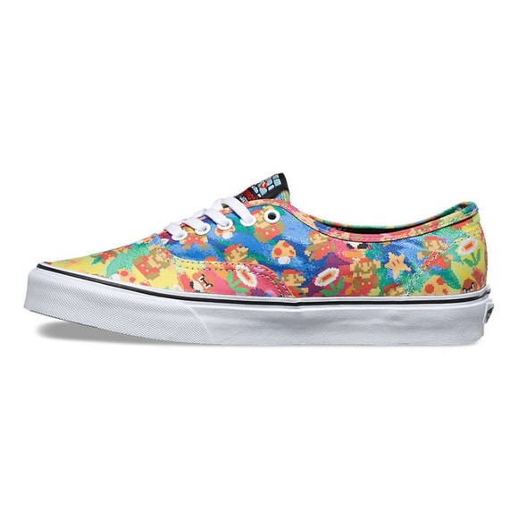 VANS x NINTENDO Shoes Super Mario Bros TIE DYE NEW - Picture 2 of 6